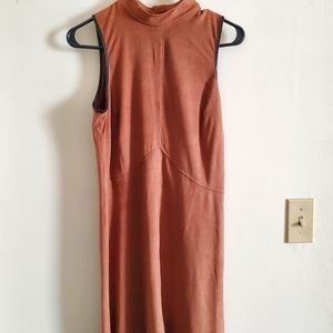 Suede dress